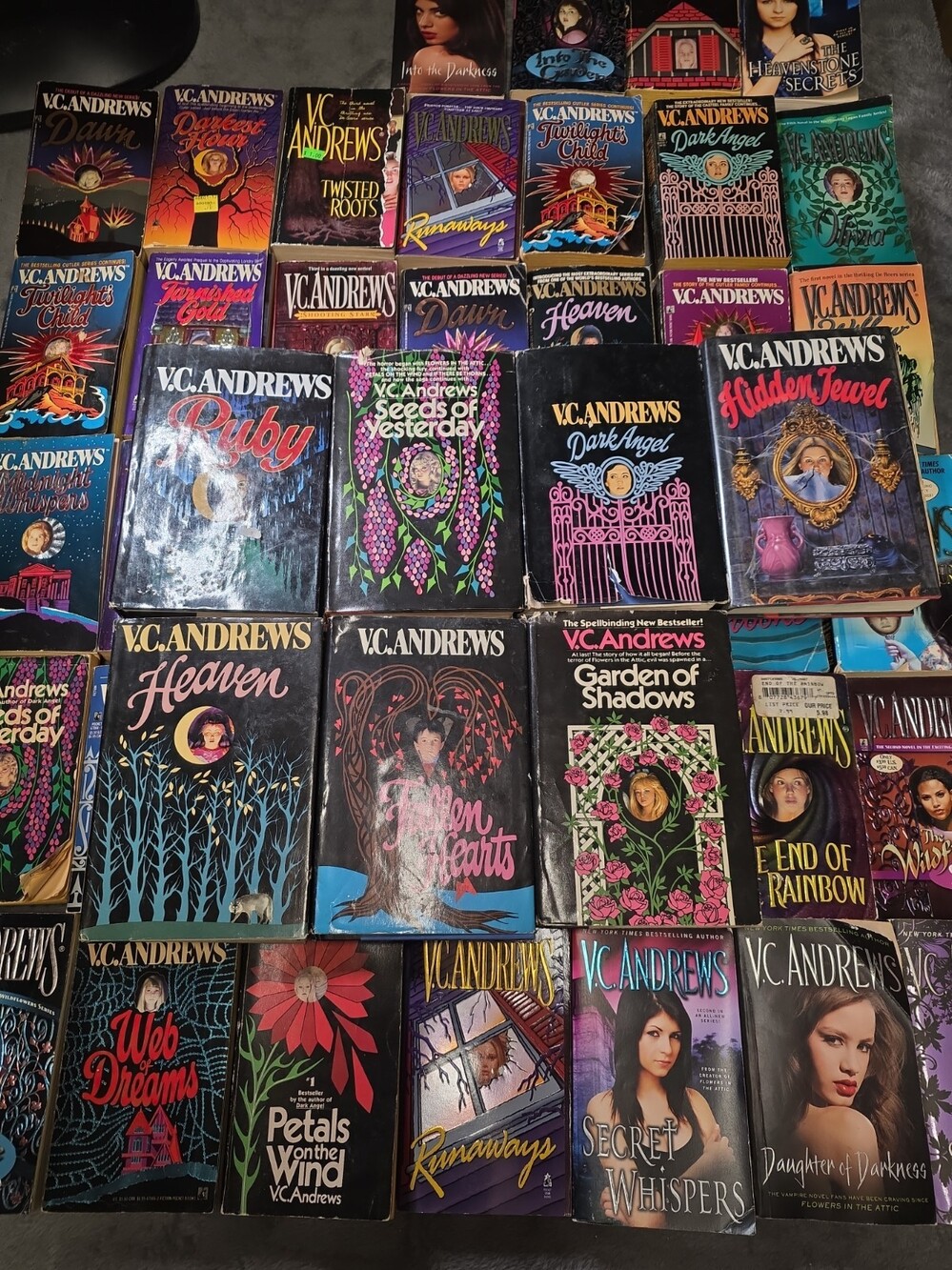 Vintage VC Andrews Mixed Series Lot Of 40 SC And 7 HC Books 47 Total